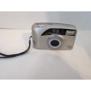 Yashica Zoomate 80 Point & Shoot 35mm Film Camera Untested Missing Battery Cover